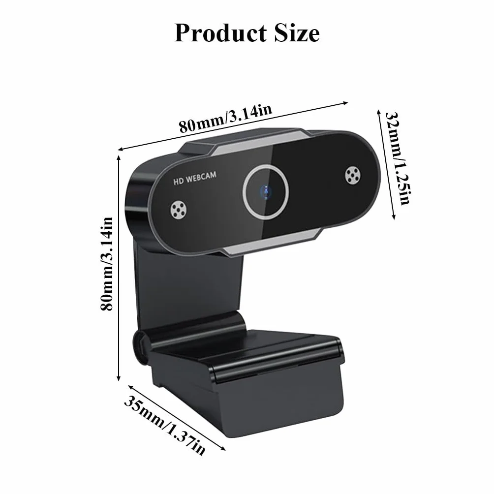 Zewnętrzna Kamera Internetowa USB Kamera Komputerowa Z Autofokusem Kompatybilna Z Microsoft Teams, Kamera Do Streamowania Plug And Play USB, Do Laptopa, Komputera Stacjonarnego(480P,With tripod)