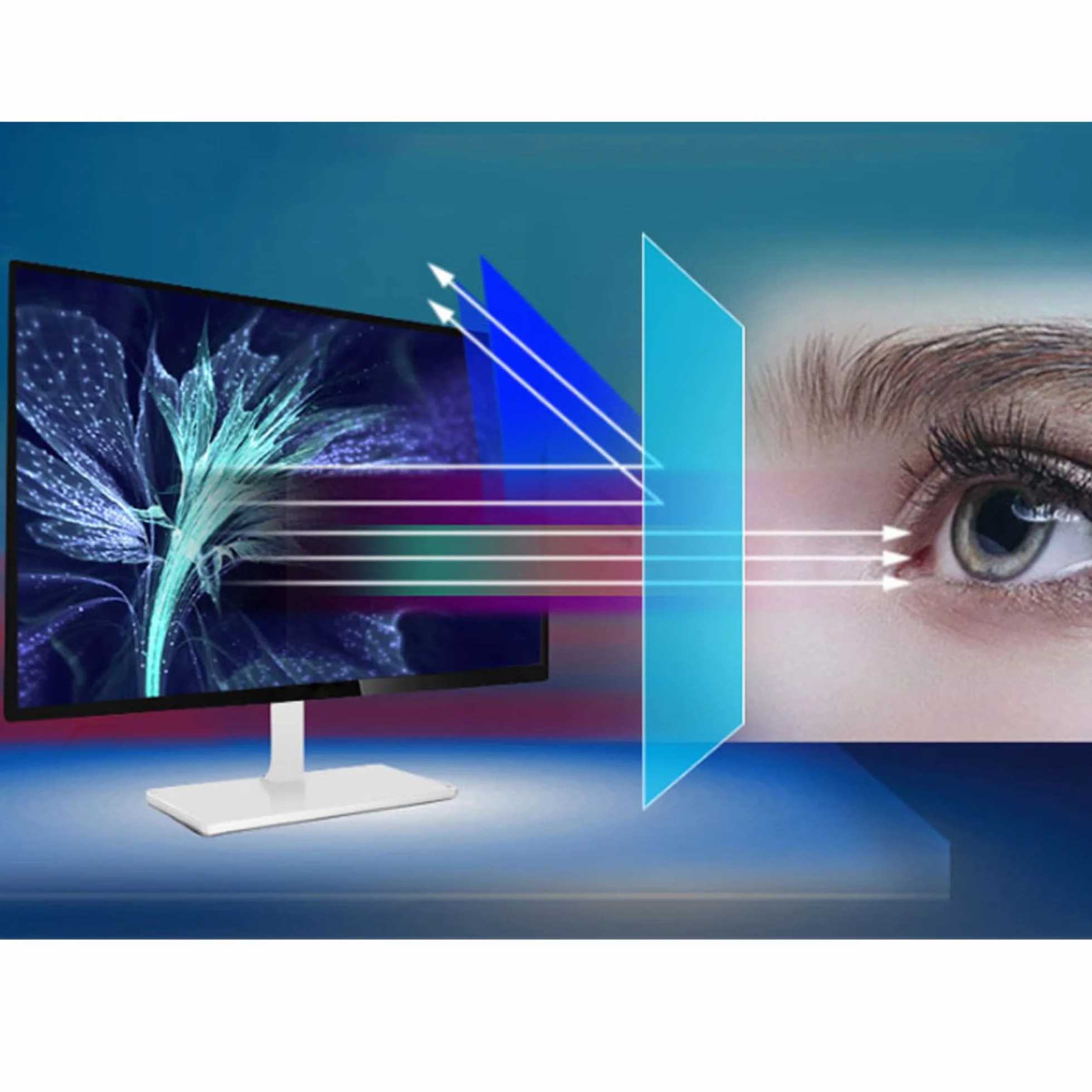 Folia ochronna na ekran telewizora, folia ochronna na ekran telewizora o przekątnej 32-75 cali, folia antyodblaskowa i przeciwzarysowa do wyświetlaczy LCD, LED, 4K OLED i QLED HDTV(65in 1440x809mm)