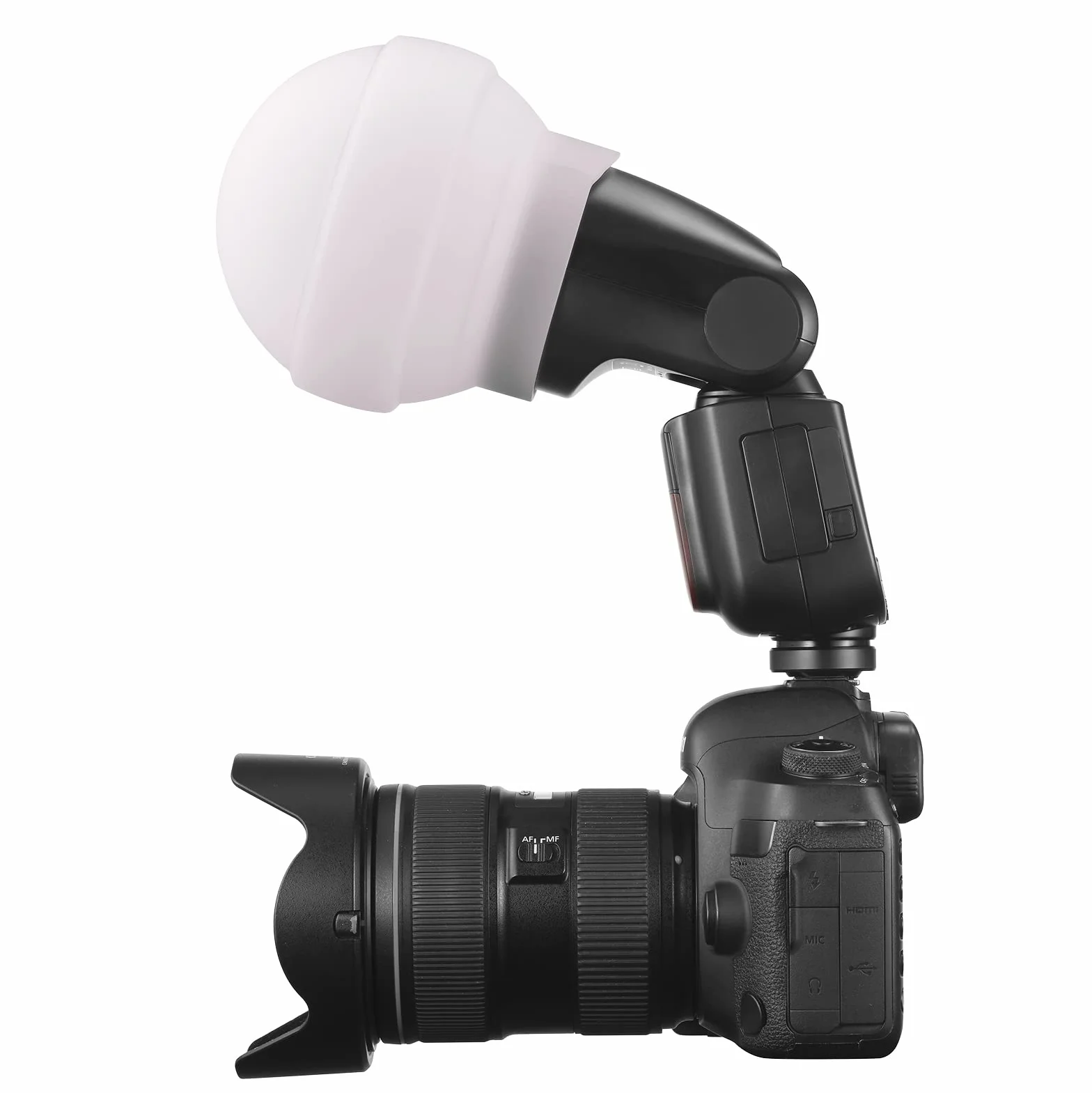 Godox AK-R22 Dyfuzyjna Kopuła - Składany Modyfikator Światła z Materiału Silikonowego do Lamp Błyskowych AD100PRO, AD200PRO (z H200R) i V1