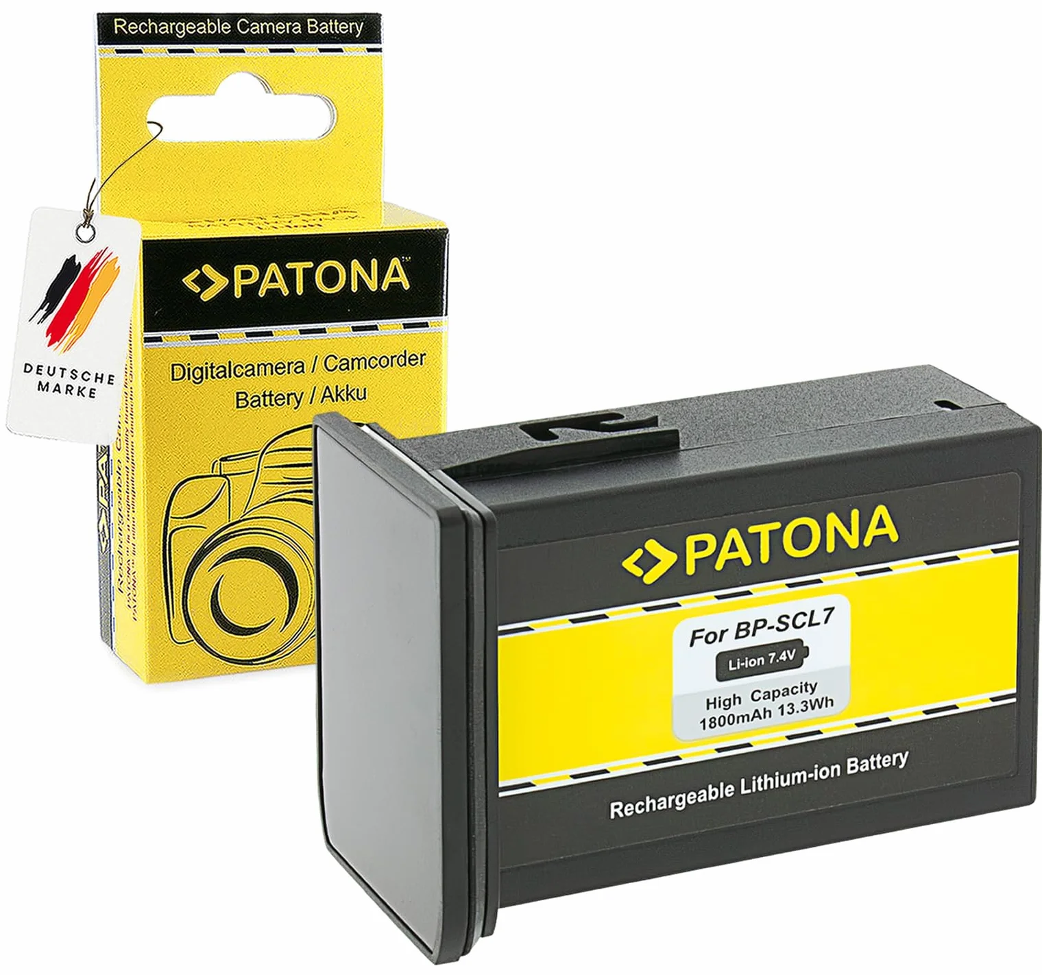 PATONA Akumulator do Leica 24029 BP-SCL7, 1800mAh 13.3Wh 7.4V Li-Ion | Akumulator zamienny do M11, M11P, M11M, 100% zgodny z oryginałem, z ochroną przed przeładowaniem i zwarciem