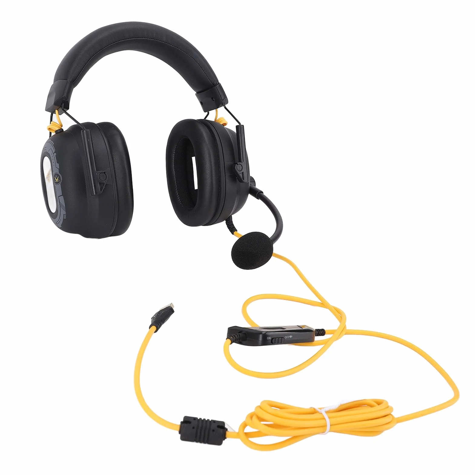 Jiawu HiFi -Surround -sound Gaming Zestaw Słuchawkowy z Mikrofonem Tłumienia Szumu i Niestandardowym Oprogramowaniem do Efektu Dźwięku dla Spersonalizowanych wrażeń z Słuchawkami Słuchawek dla (BLACK)