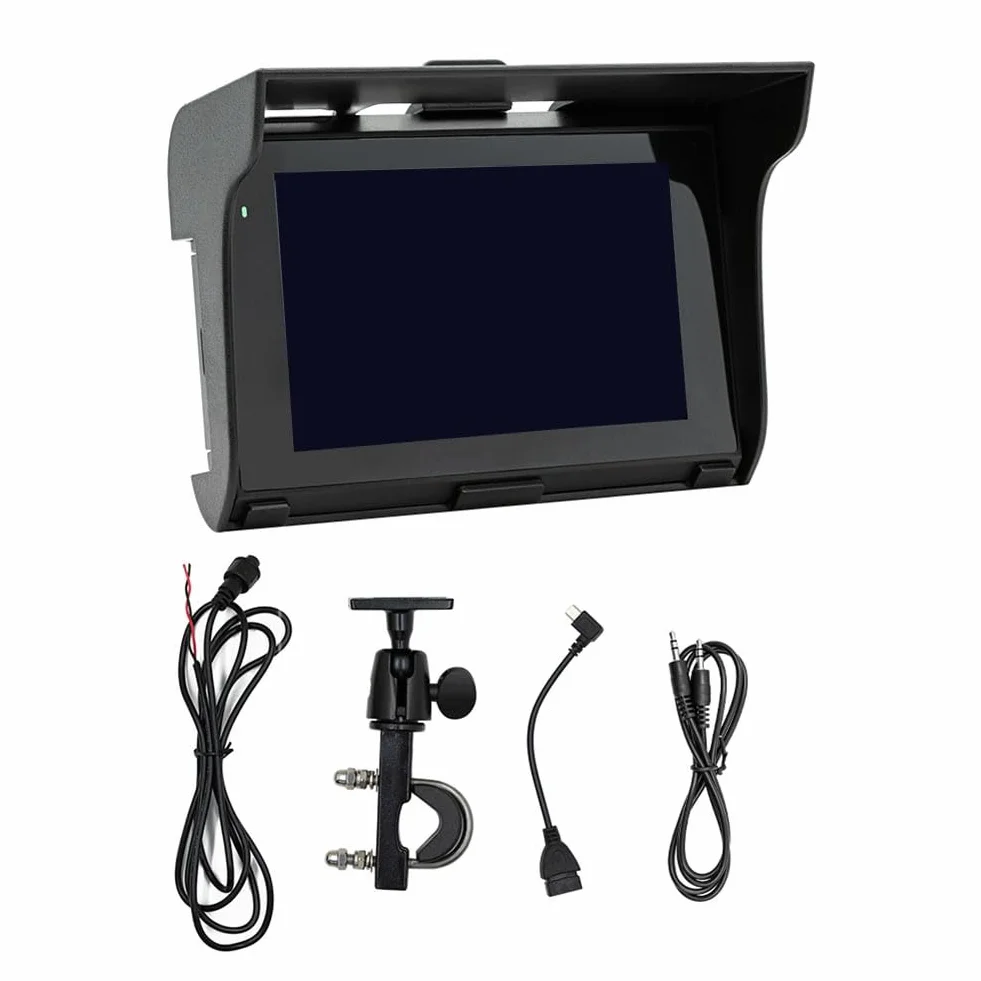 5-calowy odtwarzacz MP5 przenośny motocykl nawigator GPS bezprzewodowy Carplay IP65 wodoodporny multimedialny odtwarzacz Bluetooth Carplay