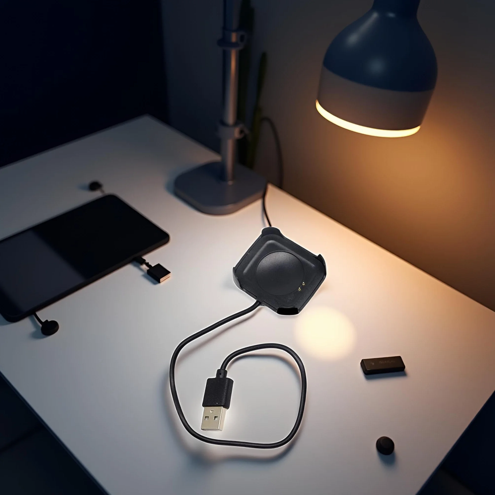 Czarny kabel do ładowania do smartwatcha HW22, inteligentny zegarek, magnetyczna ładowarka, uchwyt dokujący, stojak, kabel ładujący USB, adapter do smartwatcha, kable i ładowarki (30 cm)