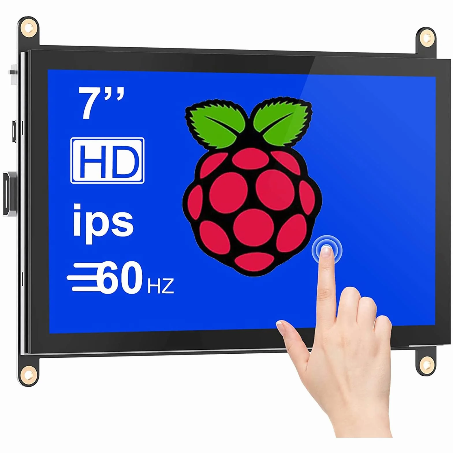 7-calowy Monitor z Ekranem Dotykowym Multimedia o Wysokiej Rozdzielczości 178° dla Wyświetlacza Dotykowego Wysoka rozdzielczość dla -wideo Pojemnościowy dla Dotyku dla HD dla