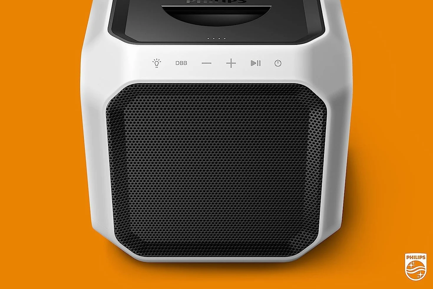 Philips TAX7207/10 Głośnik Imprezowy Bluetooth, Czas Odtwarzania 12 Godzin, Oświetlenie Imprezowe 360°, Bezprzewodowe Łącze Imprezowe I Akumulator