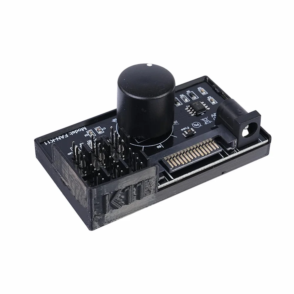 Sarini Regulator prędkości wentylatora 12 V PWM 4-stykowy Hub SATA