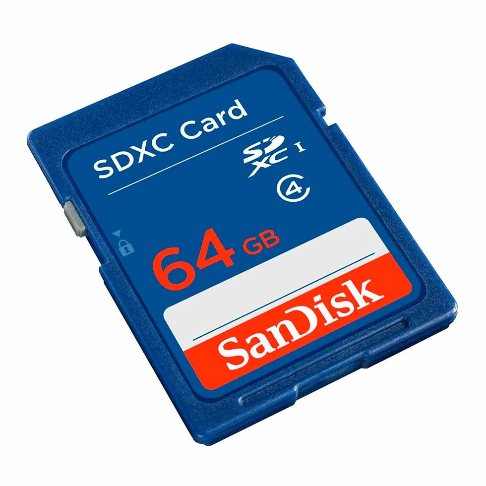 SanDisk SDSDB-064G-B35 64 GB SDXC Class 4 Memory Card - Blue (Label May Change)