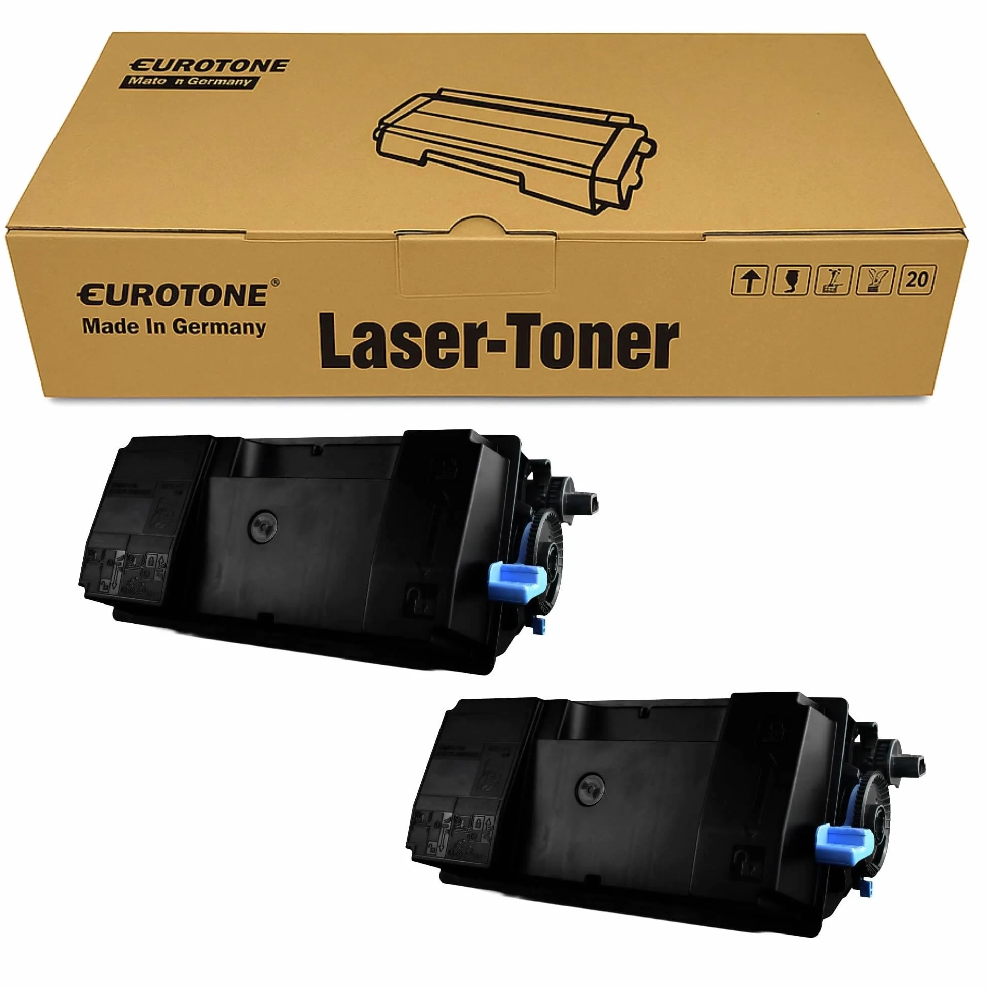 Eurotone 2X toner kompatybilny z Kyocera FS 2100 4100 4200 4300 D DN zastępuje 1T02MS0NL0 TK3100