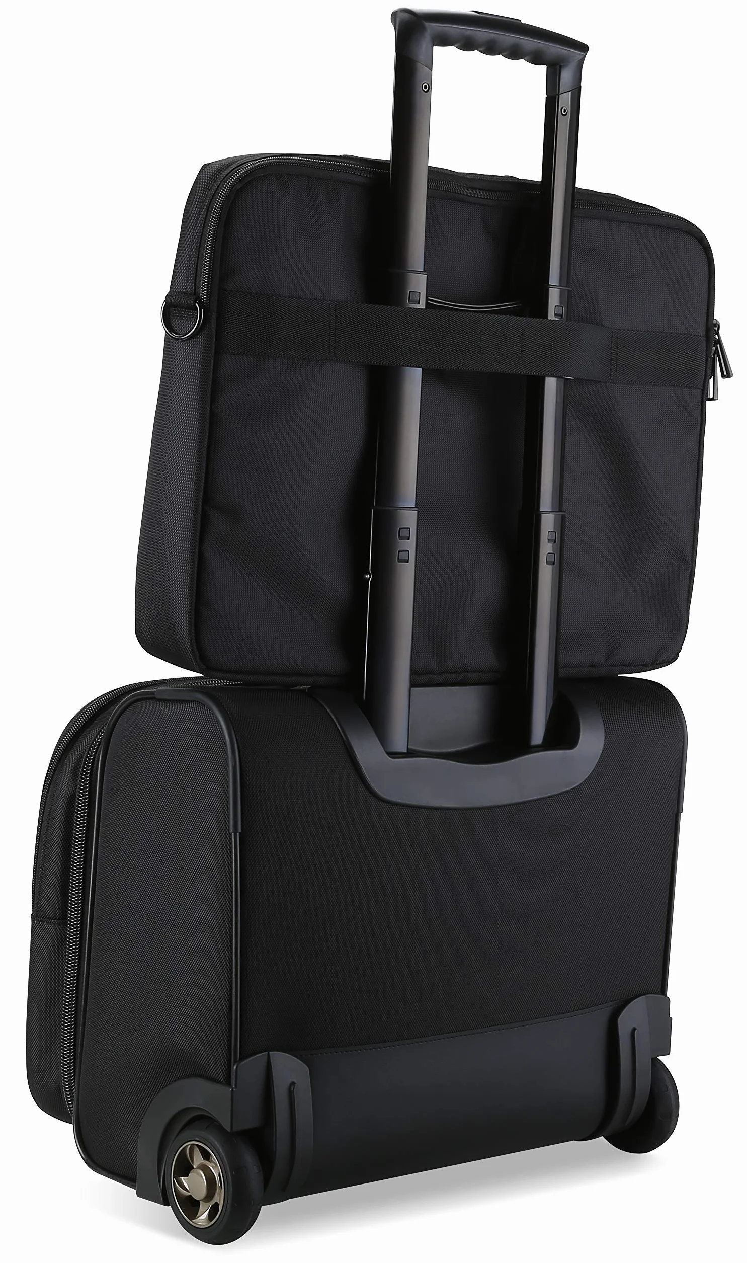 Acer Notebook Carry Case (nadaje się do notebooków o przekątnej ekranu do 17,3 cala / Chromebooków: uniwersalny pokrowiec ochronny z paskiem na ramię, - i wyściółką, pasek do mocowania na wózku, dodatkowa kieszeń przednia) czarna