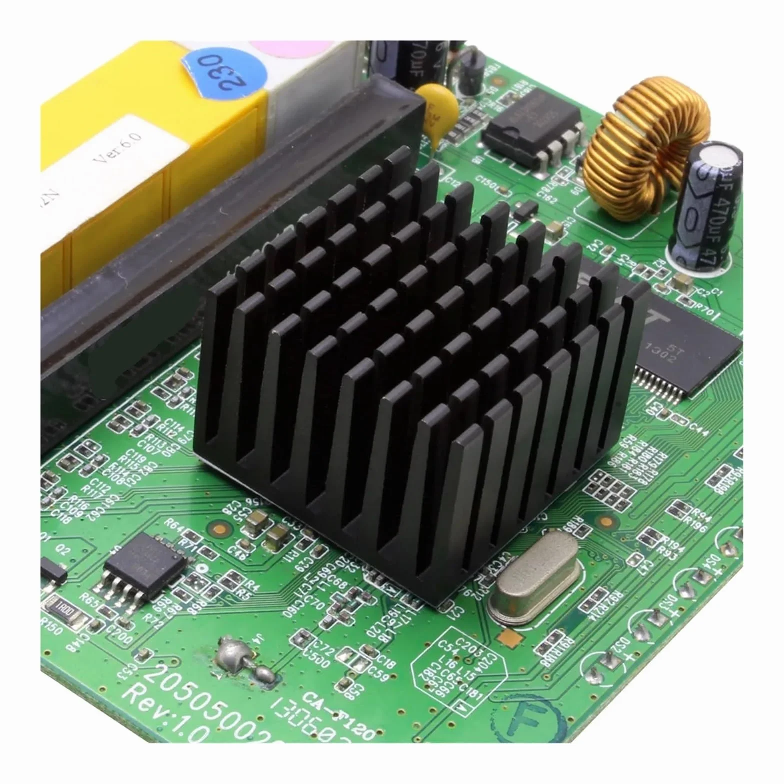 10 szt. Radiator aluminiowy chłodnica radiatora do elektronicznego układu scalonego RAM MOS chłodzenie z termoprzewodzącą taśmą(20x20x19mm)