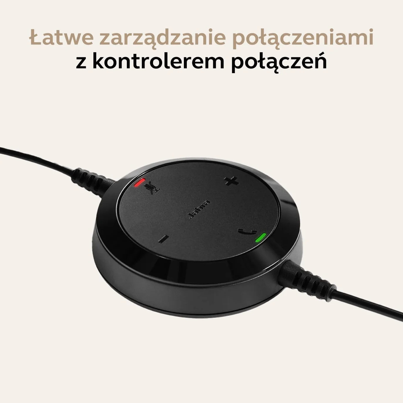 Jabra Evolve 20 UC zestaw słuchawkowy stereo z pasywną redukcją szumów, kabel USB, czarny