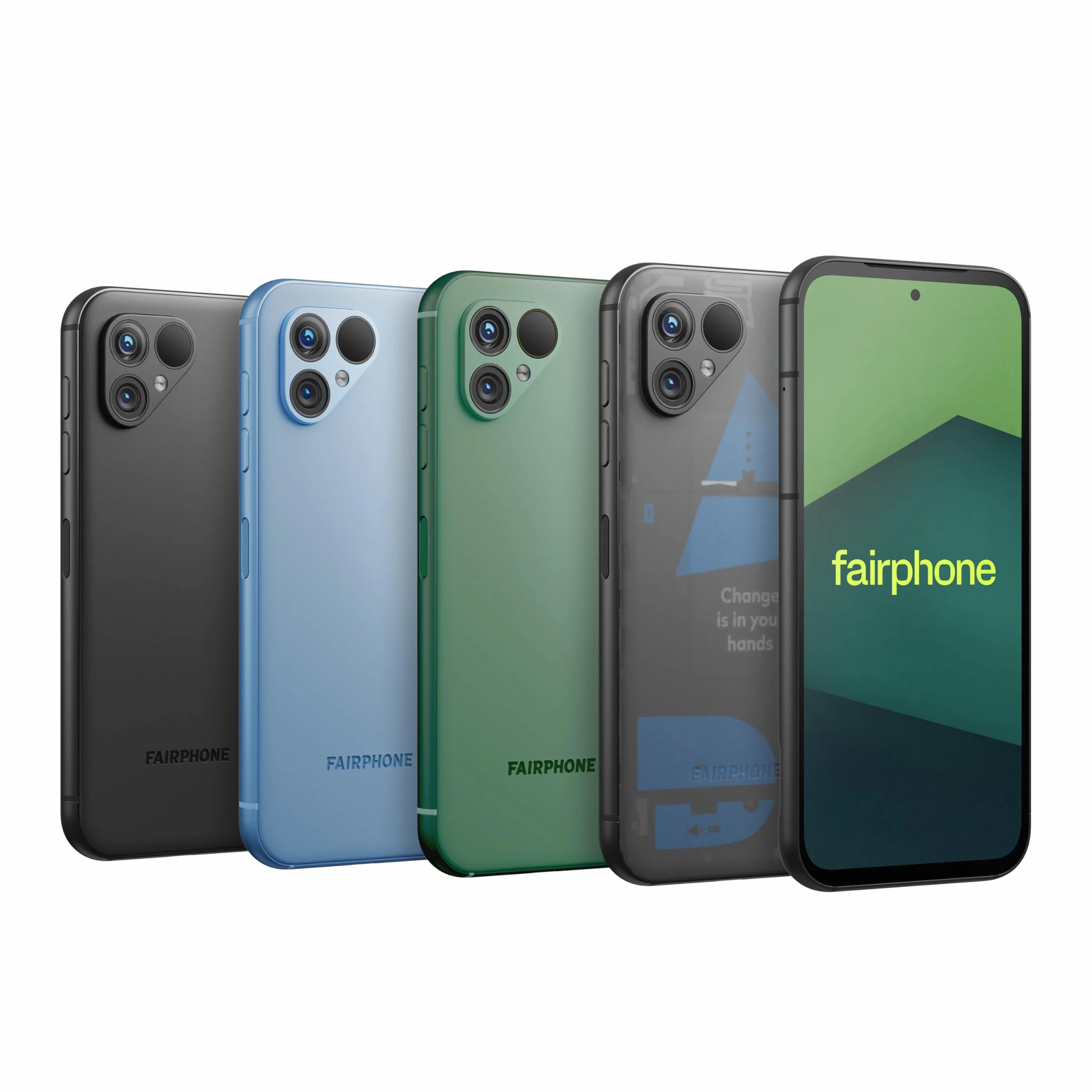 Smartfon Fairphone 5 5G Sustainable (wyświetlacz 6,46”, podwójny aparat 50 MP, 8 GB/256 GB, 4200 mAh, Android 14) ze śrubokrętem, czarny matowy