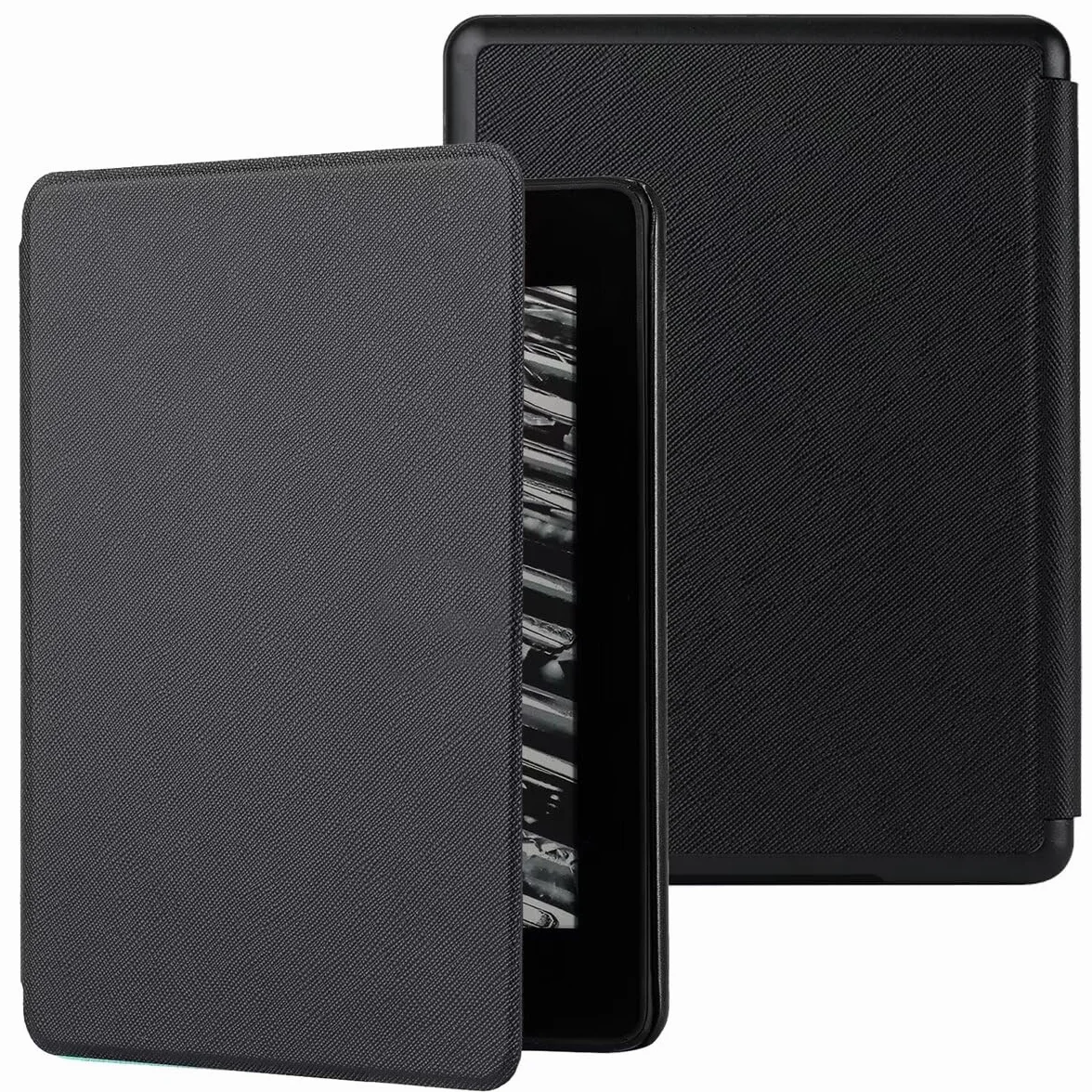 MOKASE Etui Compatible with 6 cal Kindle Paperwhite (Pasuje do Wersji 2012,2013,2015,2016), Numer Modelu: EY21/DP75SDI, Wąski Twardy Pokrowiec Ochronny z Funkcją Inteligent Wake/Sleep, Black