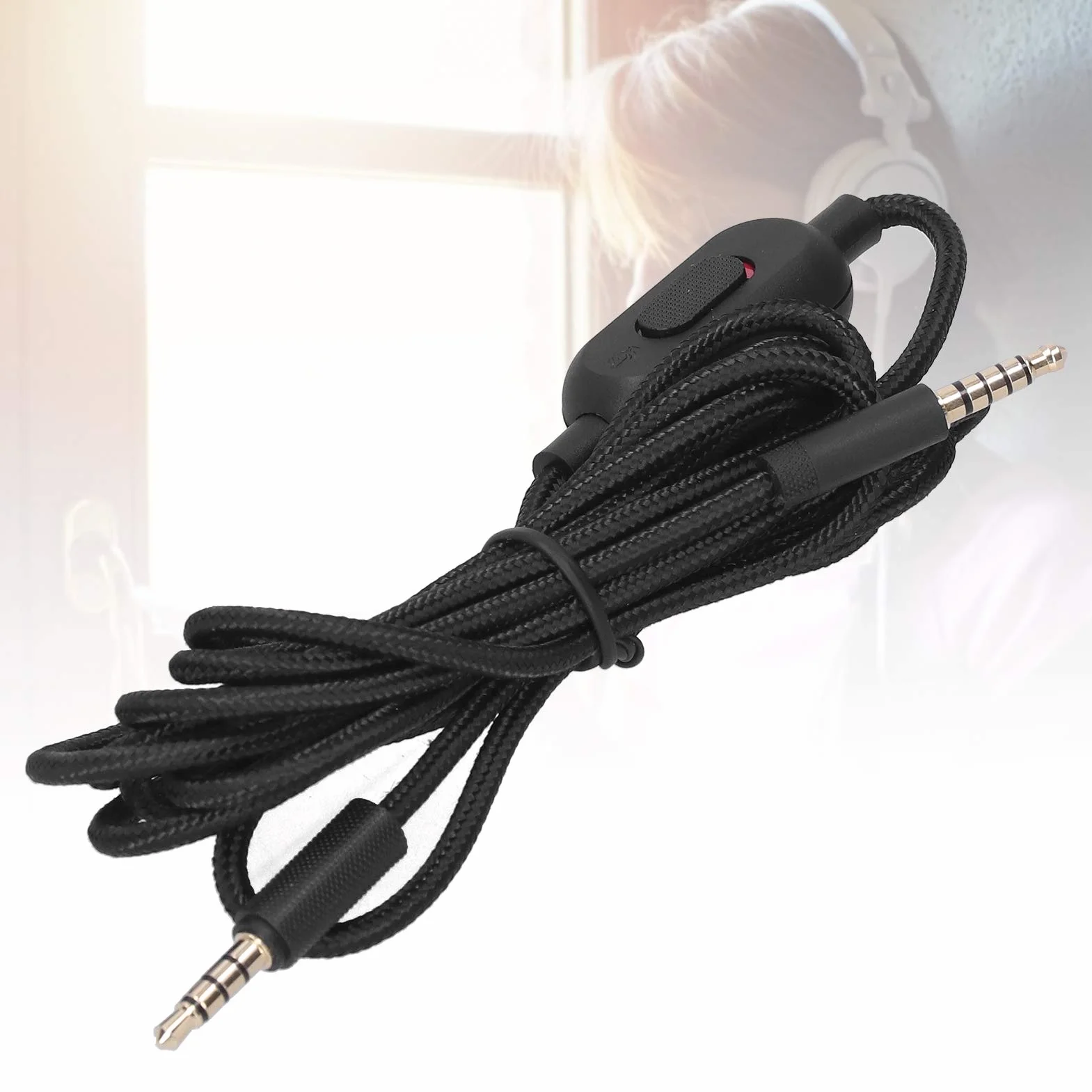 dla Pro X Kabel Wideo i Urządzenia Peryferyjne Słuchawki do Gier na Kabel Audio Sterowanie głośnością Mikrofonu dla G233 G433 Gpro Gprox dla Zestawu
