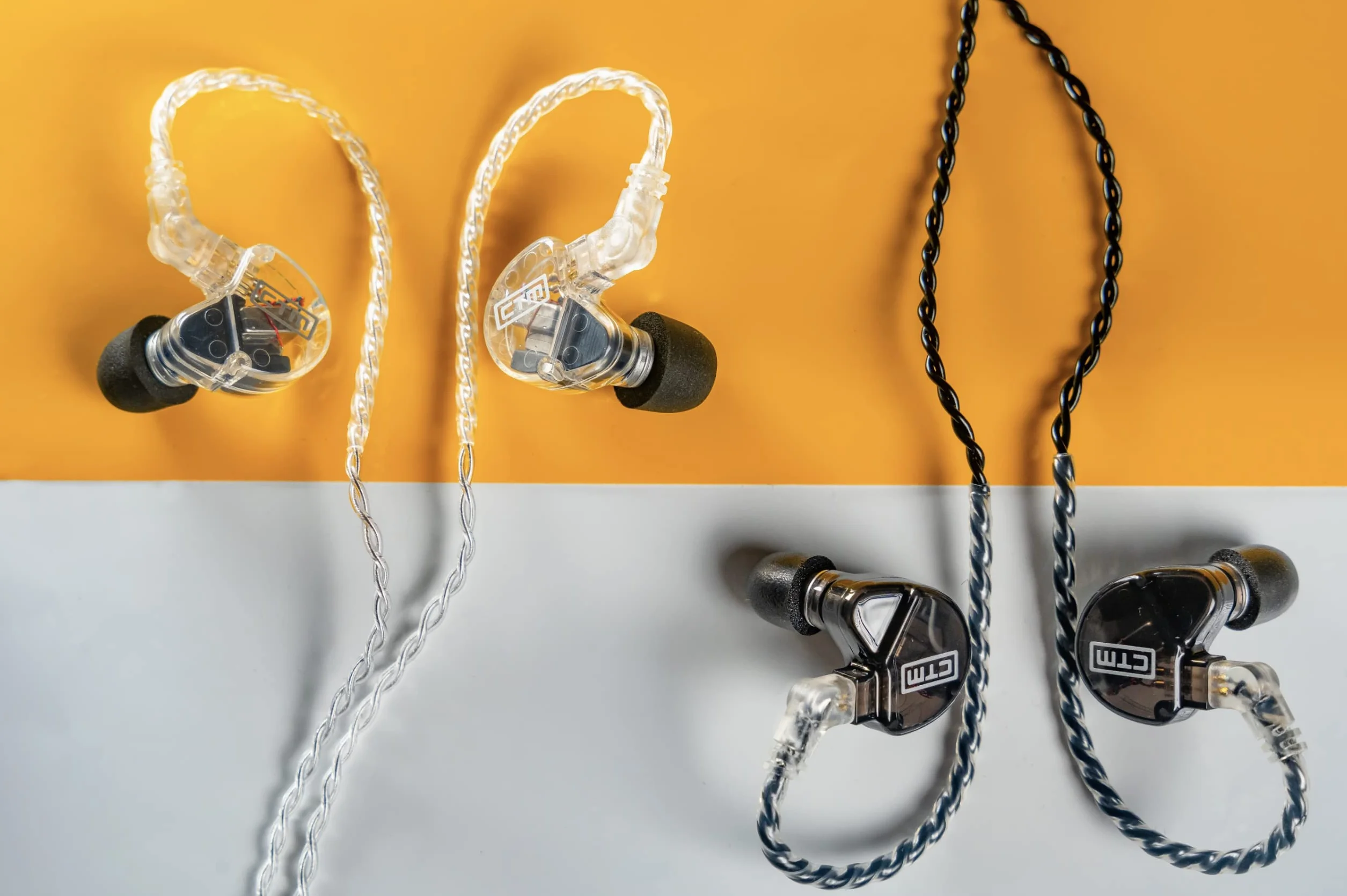 CTM CE220 - Pro Isolating Dual Driver Przewodowe słuchawki douszne od Clear Tune Monitors (przezroczyste)