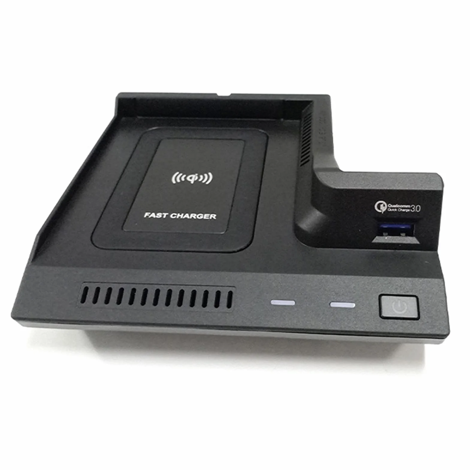 15w Ładowarka samochodowa Qi bezprzewodowa do ładowania telefonu Etui ładujące, do, for Mercedes-Benz, W205 AMG C43 C63 CLG 43 GLC 63 X253 GLC C300 C200 Samochodowa płyta ładująca(For C Class
