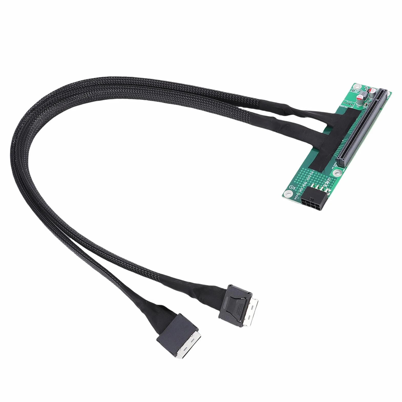 Zunate Kabel Rozgałęziający PCIe 4.0 X16 do Rozdzielacza Płyty Głównej Komputera o Długości 65 Cm