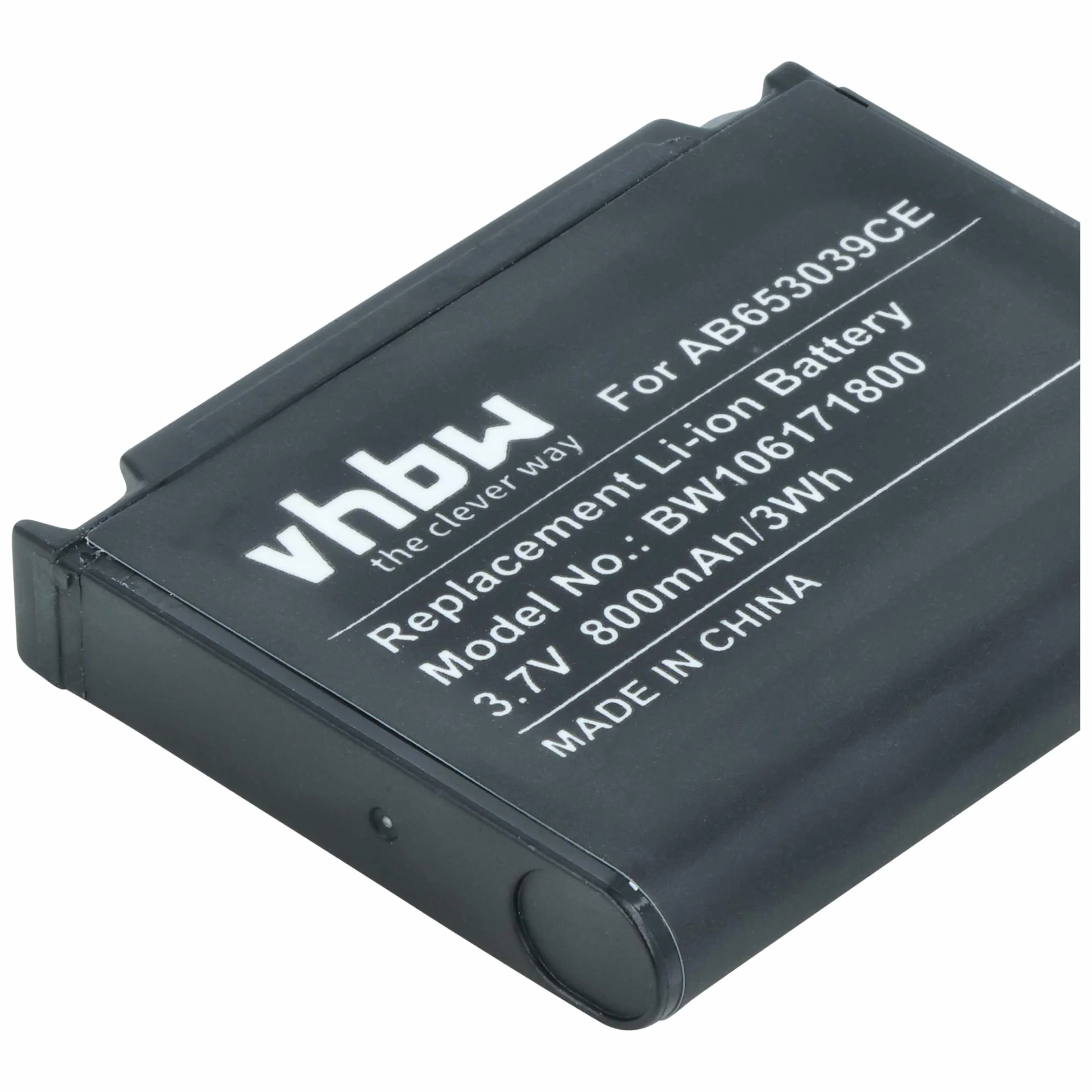 vhbw akumulator litowo-jonowy 800 mAh 3,7 V do telefonów komórkowych, smartfonów Samsung SGH-J208, SGH-L170, SGH-L770, SGH-L810, SGH-L810v, SGH-U800 zastępuje AB653039CE