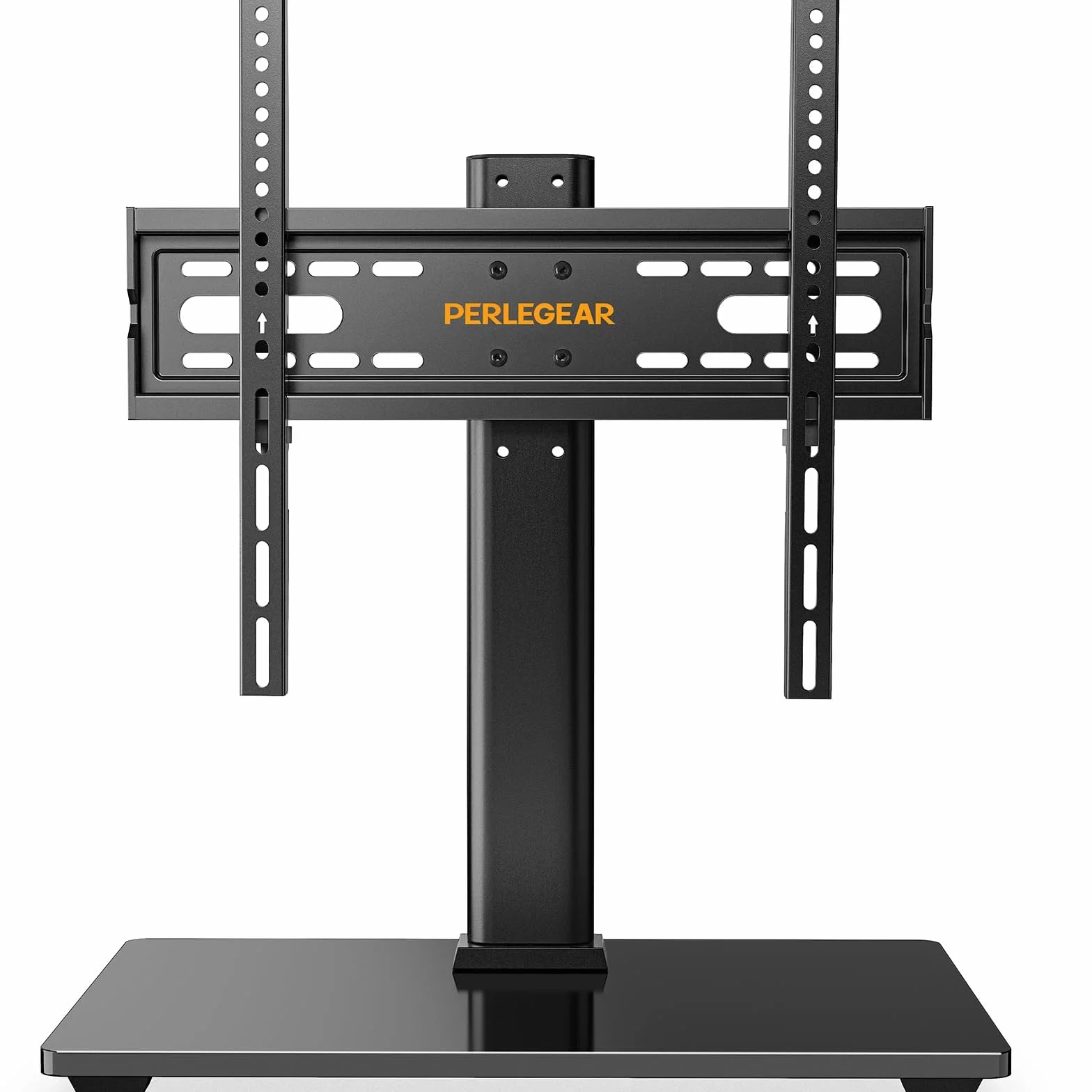 Perlegear Uniwersalny stojak pod telewizor OLED LCD o przekątnej 32-60", do płaskich i zakrzywionych telewizorów o przekątnej do 40 kg, maks. VESA 400 x 400 mm, regulacja wysokości i stabilna podstawa