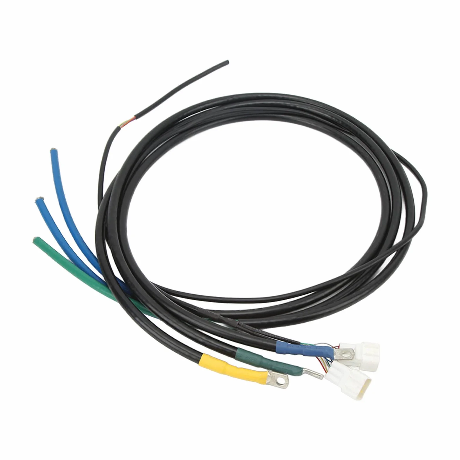 Dioche 4 szt. Przedłużacz Silnika Miedziany Kabel Silnikowy Dzielony o Długości 25 mm² i Długości 35 M do Akcesoriów do Pojazdów Elektrycznych