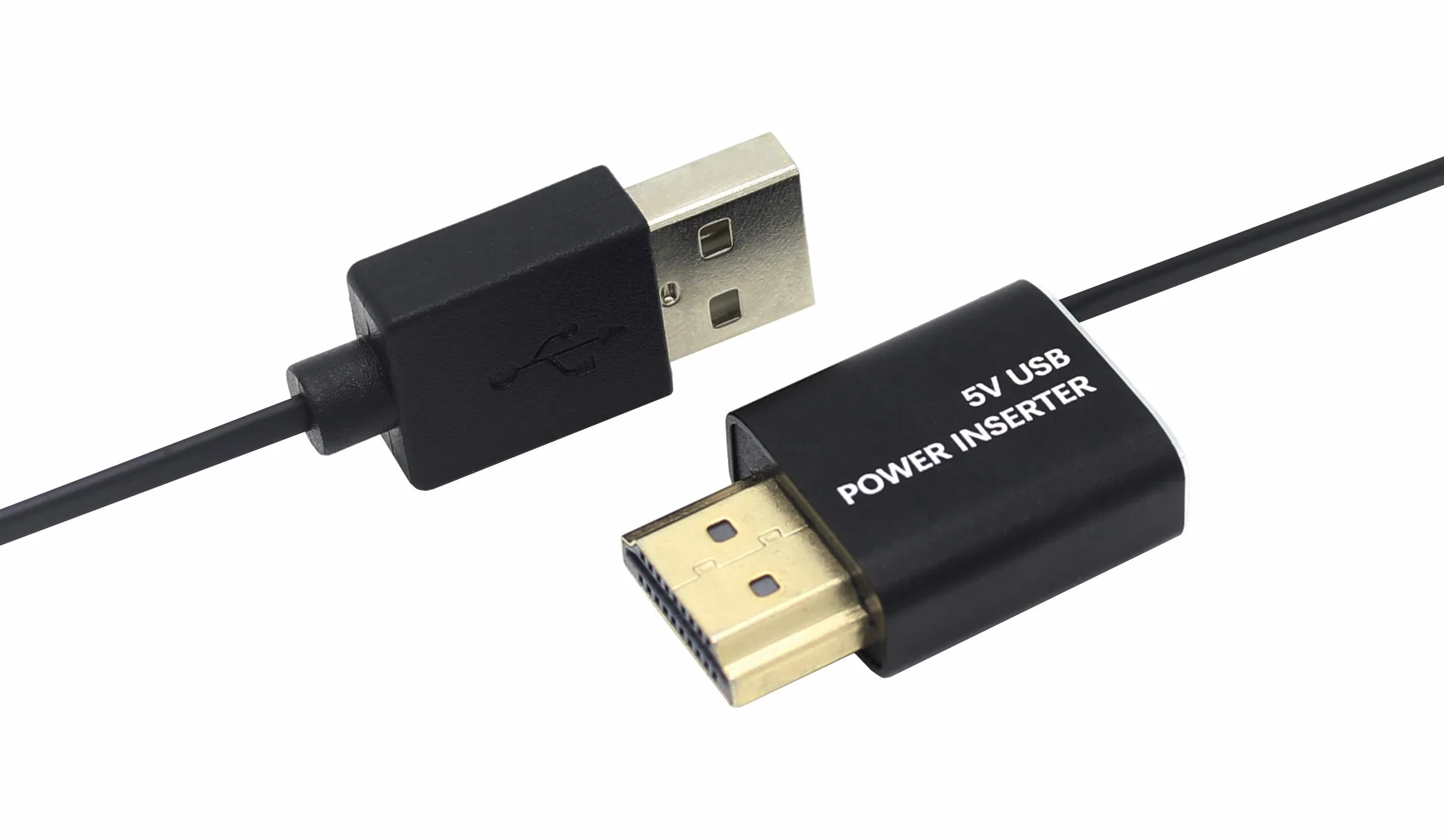 RUIPRO Wkładka USB żeńska HDMI na męskie złącze zasilania HDMI 5 V
