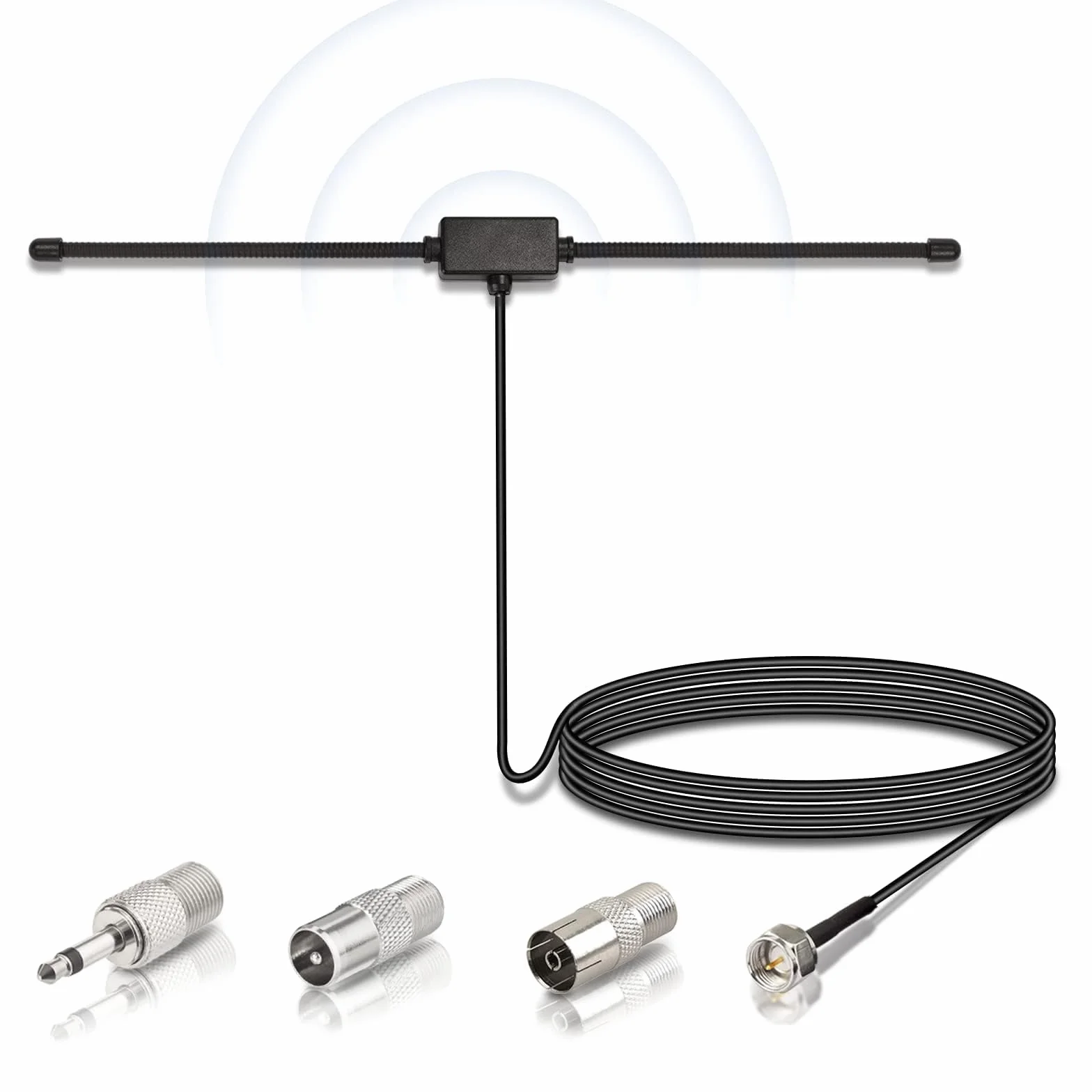Bingfu Antena radiowa DAB FM podwójna 3 m do Pioneer Onkyo Marantz Bose