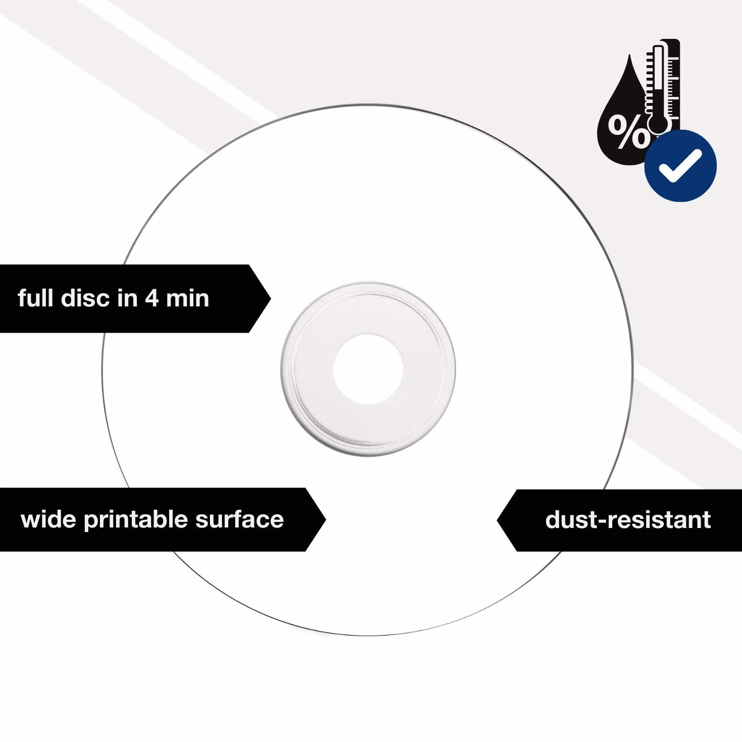 Dvd‑R 16 x 4.7 GB, Opakowanie 50 Szt, Wrzeciona, Surowe Płyty DVD do Zadrukowania, 16-Krotna Prędkość Wypalania i Długa Żywotność, DVD, Pusta DVD, Surowe DVD
