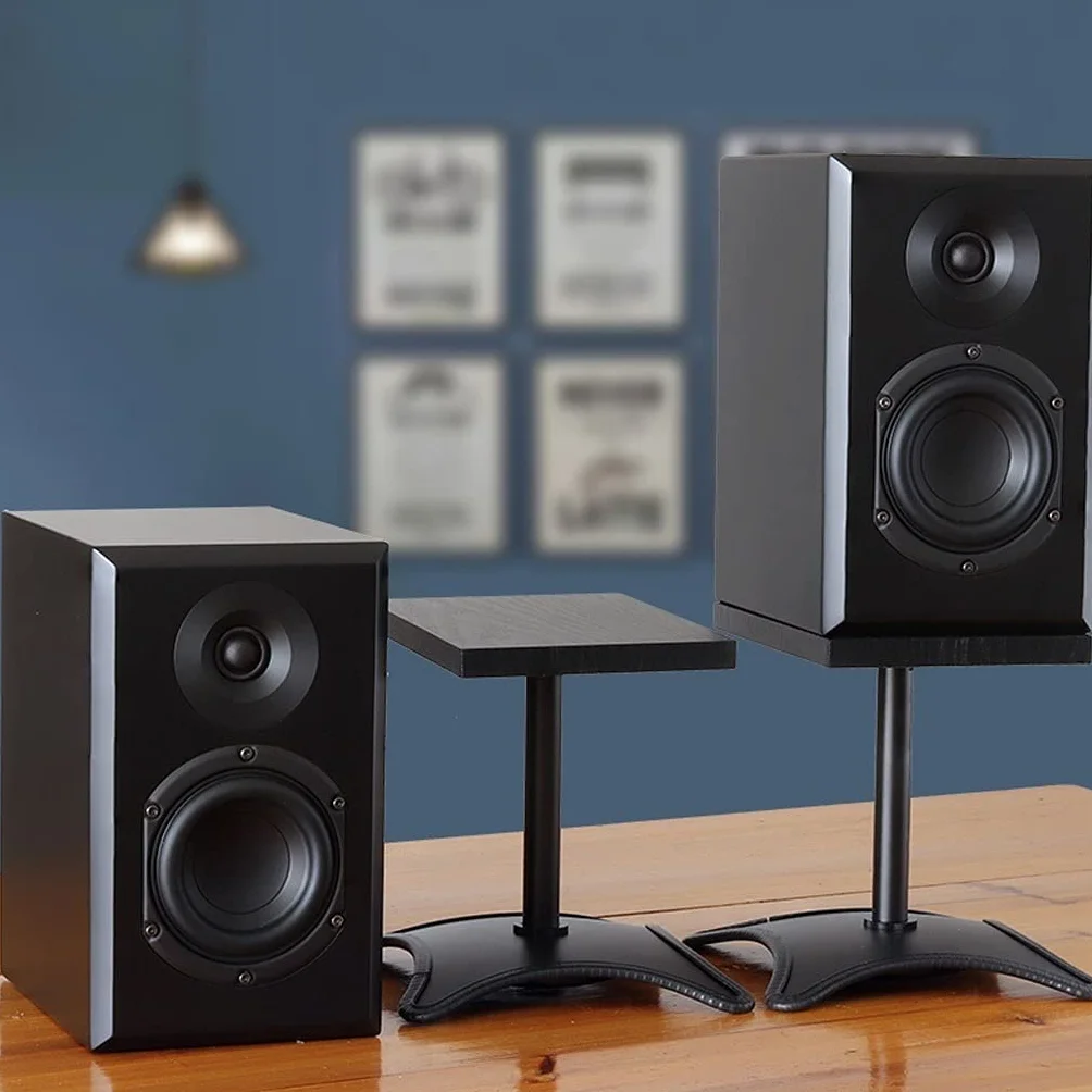 Uchwyty Do Głośników, Stacja Dokująca Do Głośników, Stojak Audio Do Salonu, Stojak Na Sprzęt Multimedialny, Stojak Audio Stojący Na Podłodze, Stojak Głośnikowy, 6 Rozmiarów, Czarna Wieża Audio, S, 12