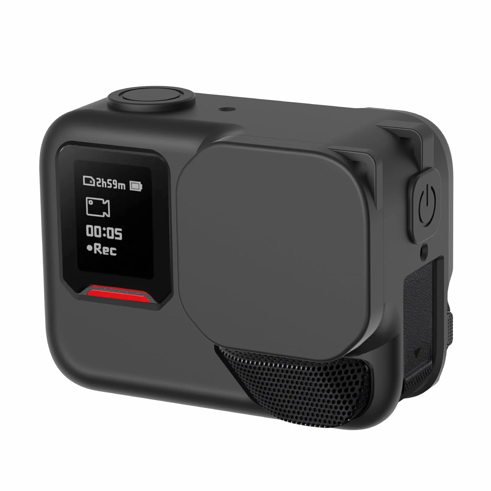 FTRONGRT Etui kompatybilne z Insta360 Ace Pro 2, odporne na zarysowania, miękkie silikonowe etui ochronne kompatybilne z aparatem Insta360 Ace Pro 2. Czarne