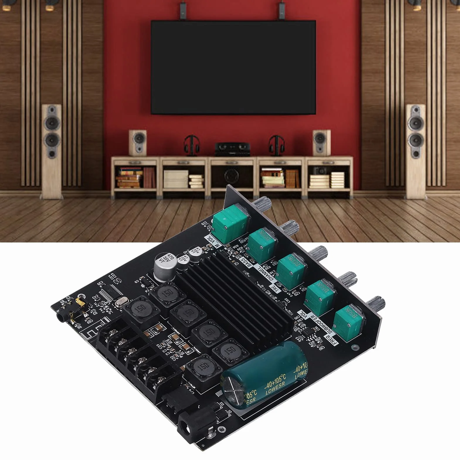 Zaawansowana Tablica Wzmacniacza Subwoofera 100W 2.1 Kanał ZK TB21 z łatwą kontrolą i Wysokim Bezpieczeństwem dla Domowych Systemów Audio HIFI