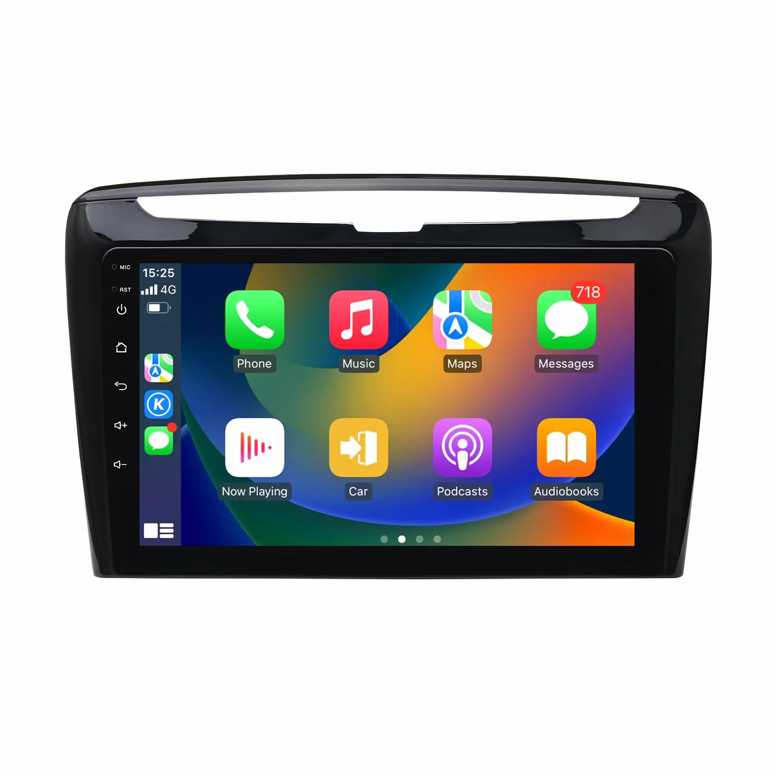 Ossuret Radio samochodowe do Lancia Ypsilon (2012-2020) 9 cali Android 13 ekran dotykowy 2+32 GB GPS nawigacja z Carplay Android Auto WiFi Bluetooth sterowanie kierownicą DSP USB