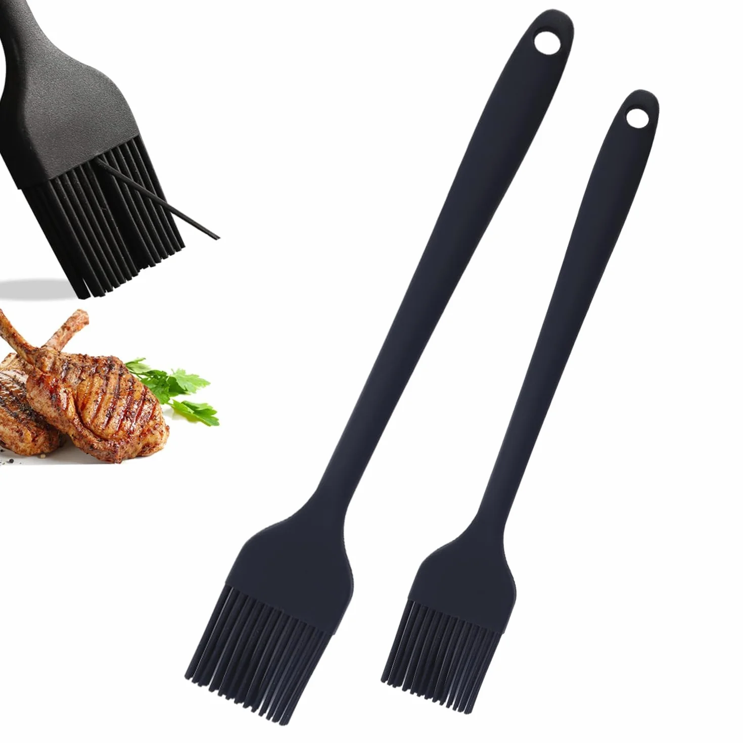 Silikonowe pędzle do pieczenia 21 cm 26 cm odporne na wysokie temperatury