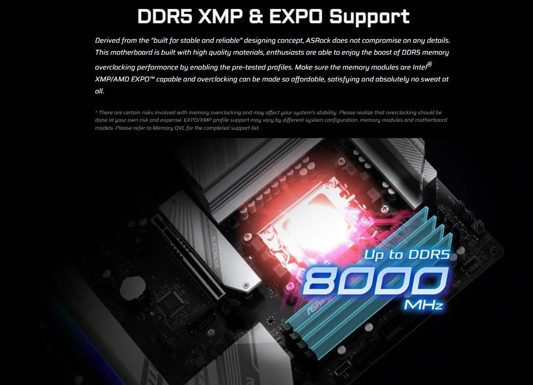 MB ASRock AMD AM5 B850 Pro RS WiFi