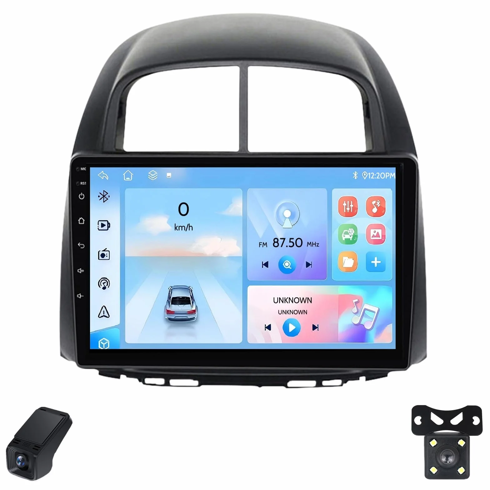 Radio samochodowe do Toyoty Passo XC10 2004-2010 Android CarPlay z 9-calowym ekranem dotykowym, 1280 × 720, radio samochodowe, SWC, Bluetooth 5.0, FM AM RDS, DSP, Wi-Fi, 4GLTE, GPS, ADAS DVR
