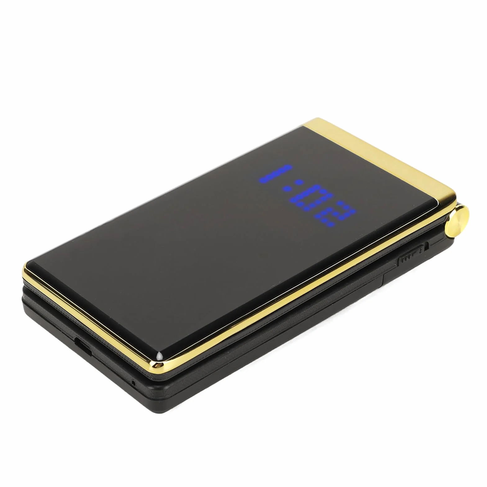 Odblokowany Telefon Komórkowy z Klapką dla Seniorów, Podstawowa Funkcja Telefon Komórkowy z Dużymi Przyciskami 2G, 5900 MAh, Przycisk SOS, Latarka, Dual SIM, Głośny Głos, Ekran 2,8"