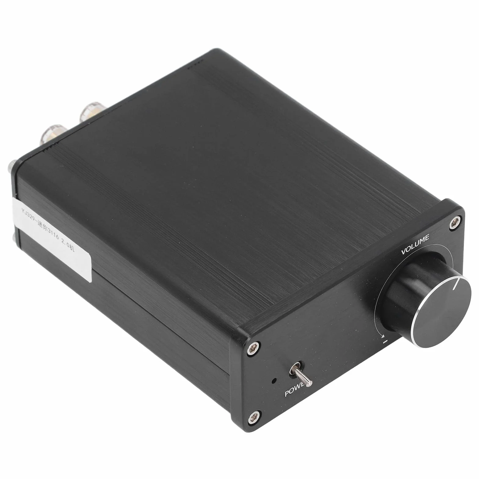 Zerodis Cyfrowy Wzmacniacz Mocy Stop Aluminium Płyta Wzmacniacza Stereo HIFI Klasa D 2 X 100 W DC 18 V do DC 24 V 20 Hz do 20 KHz Domowego Systemu Audio Słuchanie na Komputerze Stacjonarnym