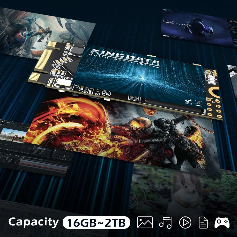 M.2 2242 SSD 1 TB Ngff wewnętrzny dysk twardy o wysokiej wydajności do laptopa stacjonarnego SATA III 6 Gb/s zawiera dysk SSD (1 TB, M.2 2242)
