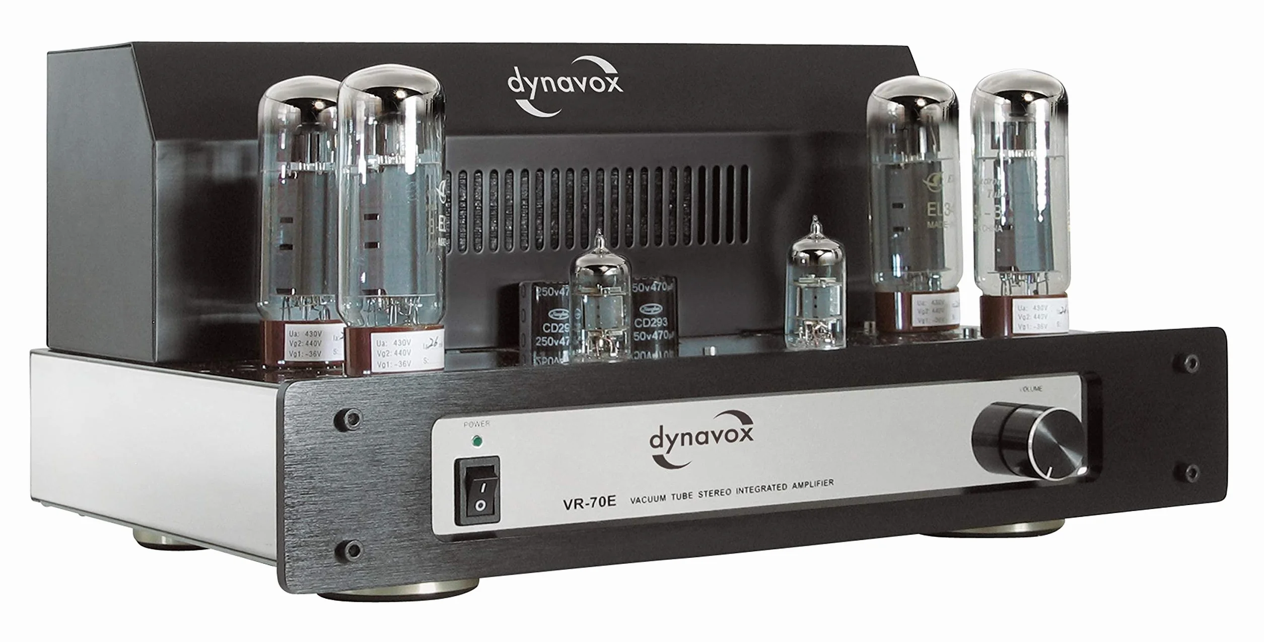 Dynavox VR-70E II wzmacniacz rurowy chrom