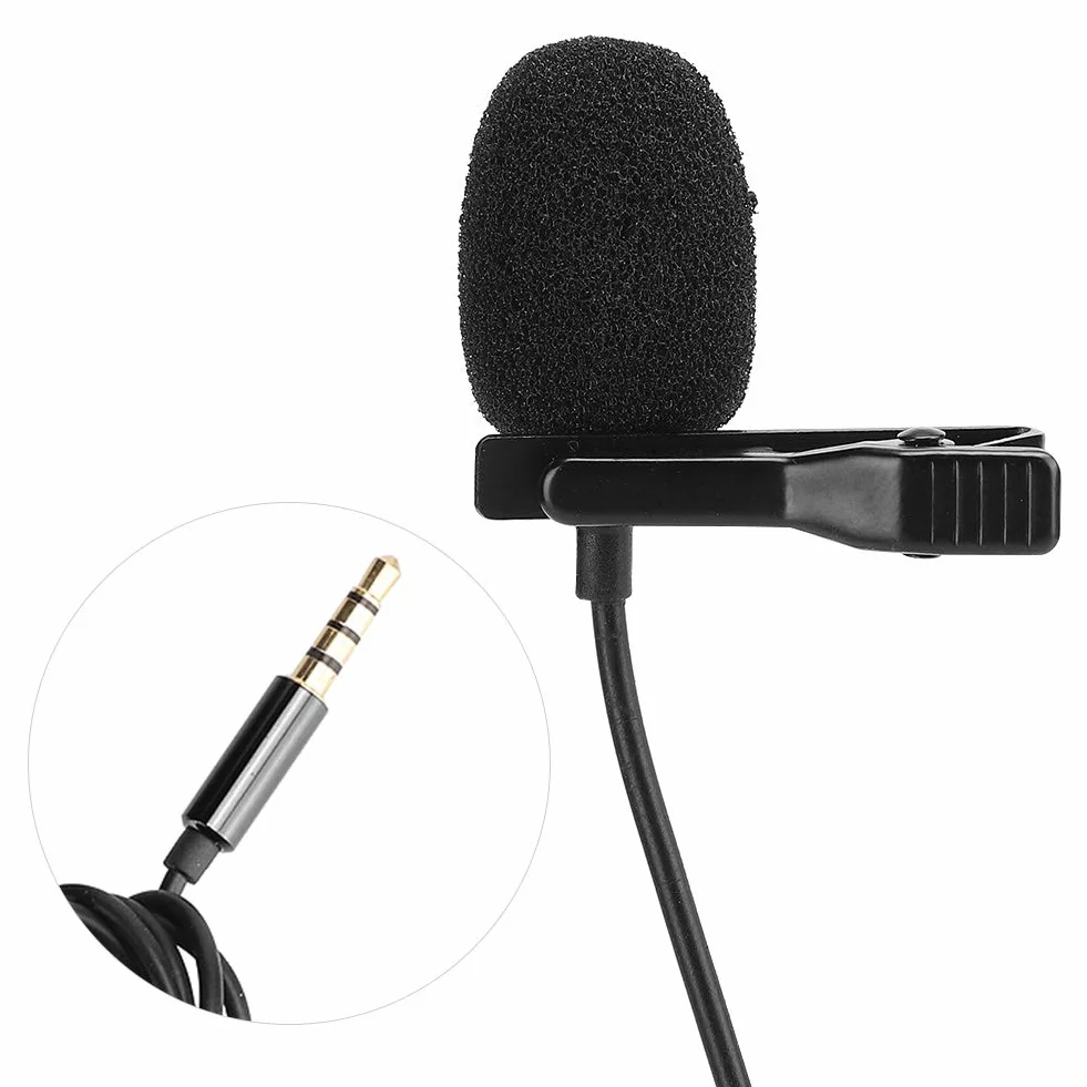 Mikrofon do telefonu komórkowego, karaoke z nagrywaniem mini telefonu kieszonkowego, małe mikrofony przypinane, do 'a, smartfona z systemem Android, lustrzanki, iPada, tabletu,