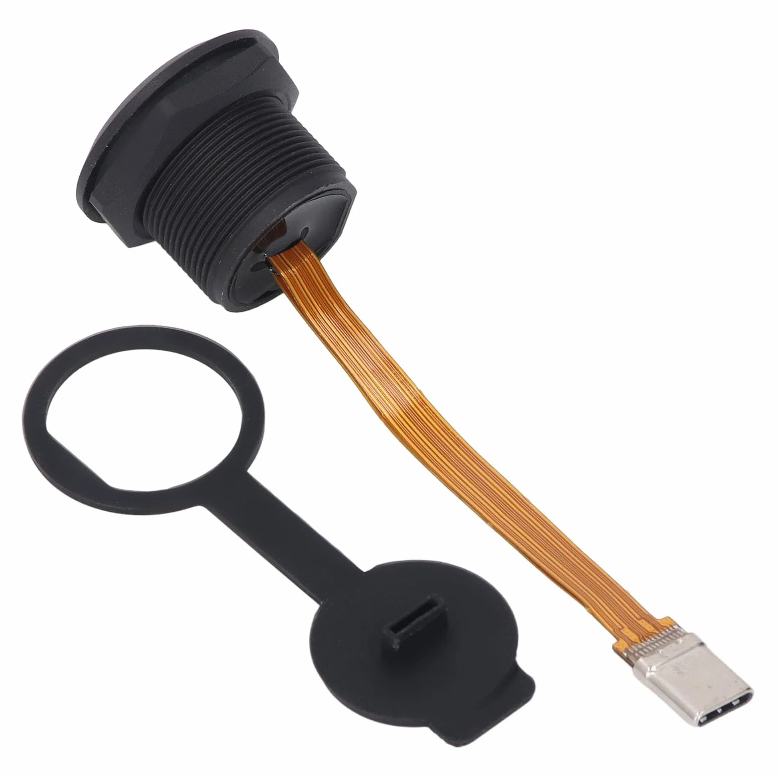 Typ C 3.1 Adapter do Montażu na Panelu stopień Ochrony IP67 Połączenie Gwintowe Złącze do Montażu na Panelu do Deski Rozdzielczej Samochodu łódź Motocykl Ciężarówka 1,5-30VAC