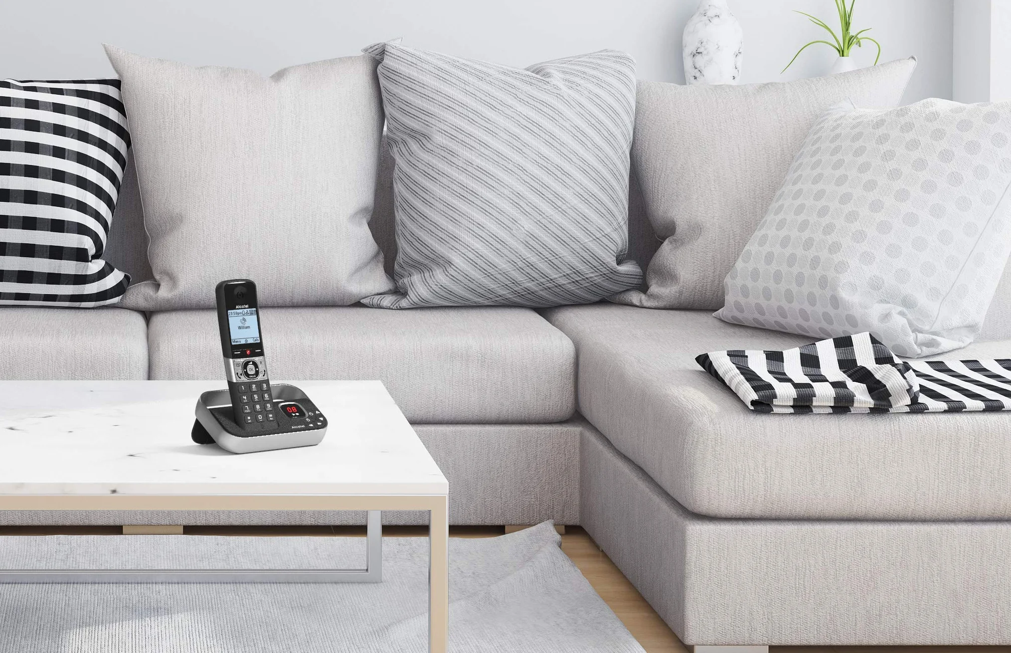 Alcatel Dect F890 Voice Fr Czarny Scallblock