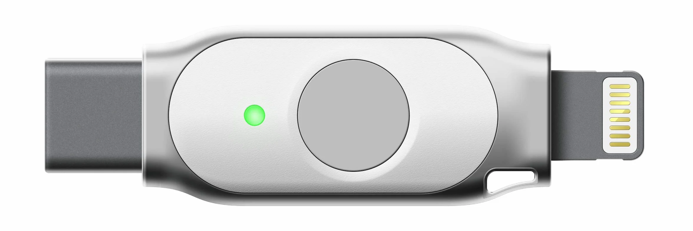 iePass K44 podwójne złącze iOS USB Security Key - dwuskładnikowe uwierzytelnianie - USB-C + Lightning - FIDO U2F + FIDO2 + MFi - pomaga zapobiegać przejęciom konta dzięki uwierzytelnianiu