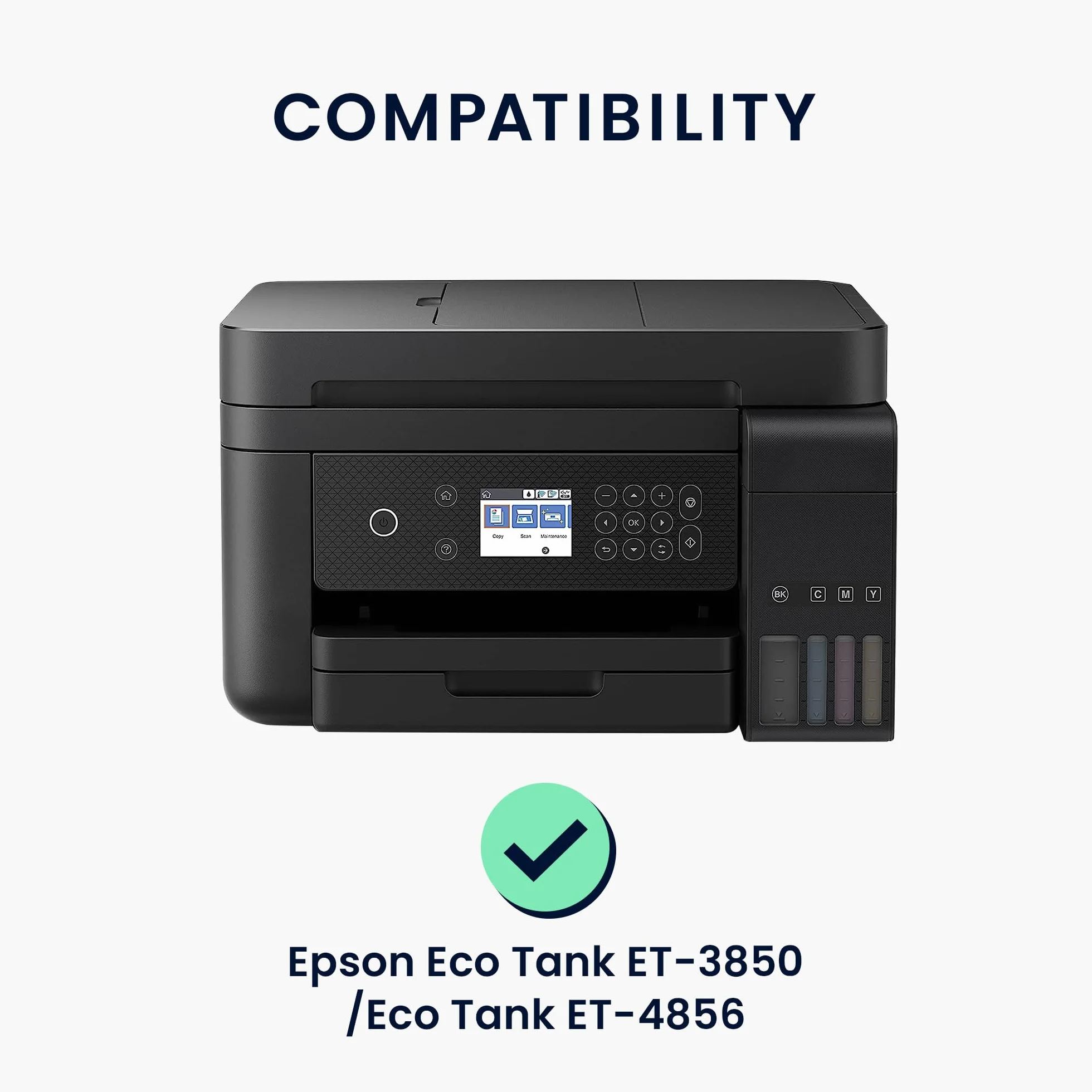 kwmobile Pokrowiec kompatybilny z Epson Eco Tank ET-3850 / Eco Tank ET-4856 - ochronny pokrowiec na drukarkę - ciemnoszary