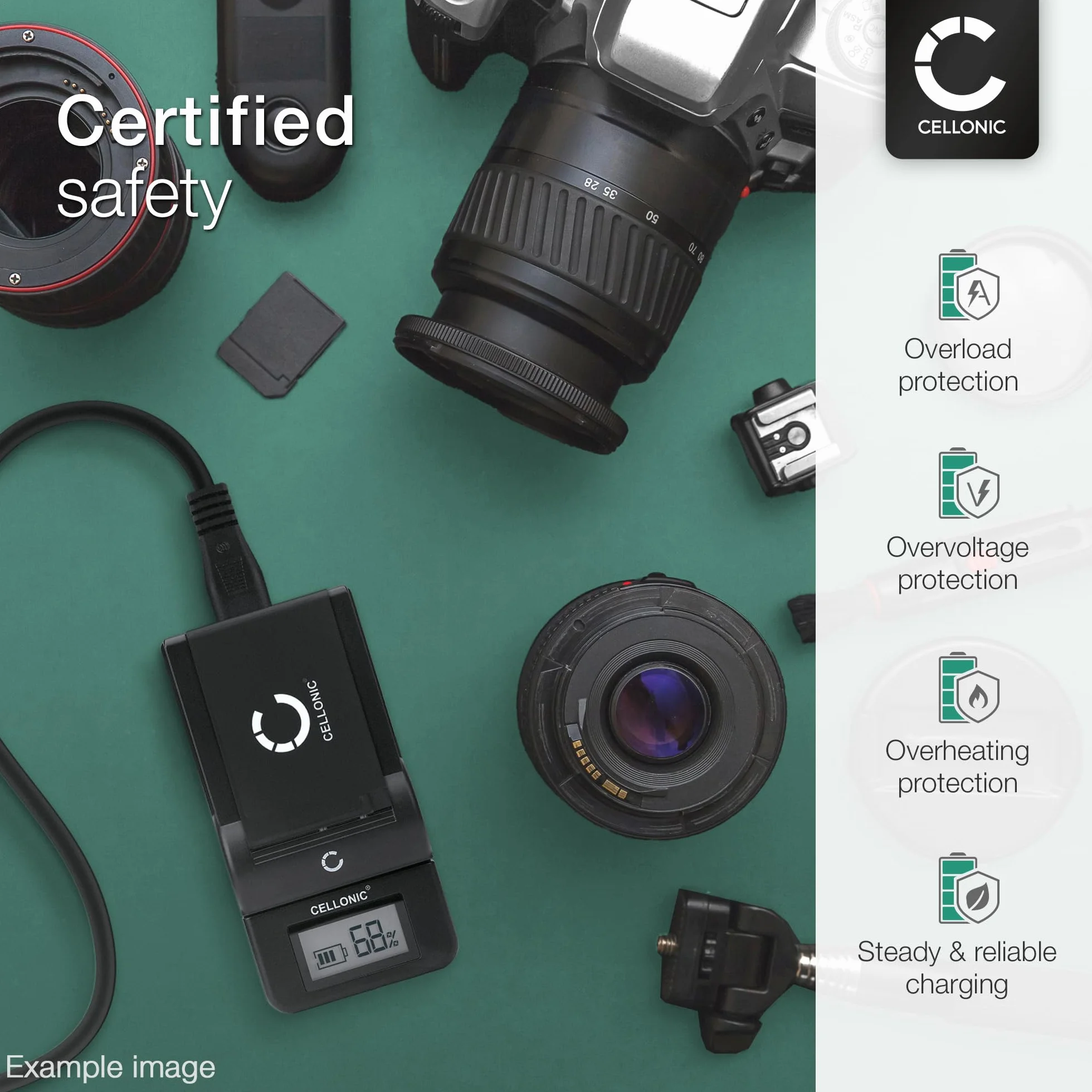 CELLONIC® Ładowarka CB-2L kompatybilna z Canon NB-11L -11LH PowerShot SX430 is SX420 SX410 SX400 SX432 A2500 A2300 IXUS 285 HS 275 190 180 185 175 170 160 155 1 45 132 130, Elph 110 kabel do ładowania samochodowy