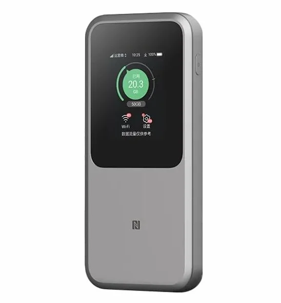 ZTE U50 Pro 5G przenośny router hotspot WiFi 6 3600 Mbps z gniazdem na kartę SIM, 10000 mAh, 27 W, szybkie ładowanie