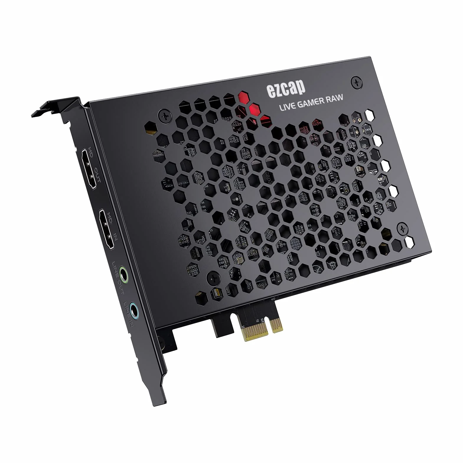 Ezcap324B Live Gamer Karta Przechwytująca Gry Wideo Raw PCIE 4K do Systemów Gier, Nagrywanie 1080p120, Format Wideo RGB, Udostępnianie Online, Zdalne Nauczanie, Rejestracja Sprzętu Medycznego