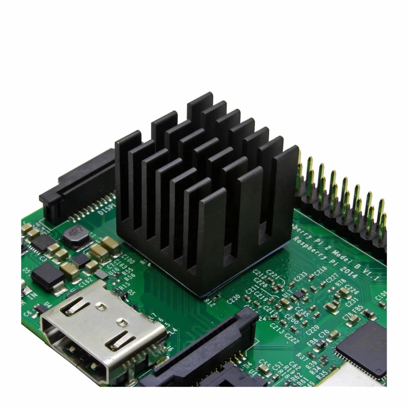 10 szt. Radiator aluminiowy chłodnica radiatora do elektronicznego układu scalonego RAM MOS chłodzenie z termoprzewodzącą taśmą(20x20x19mm)