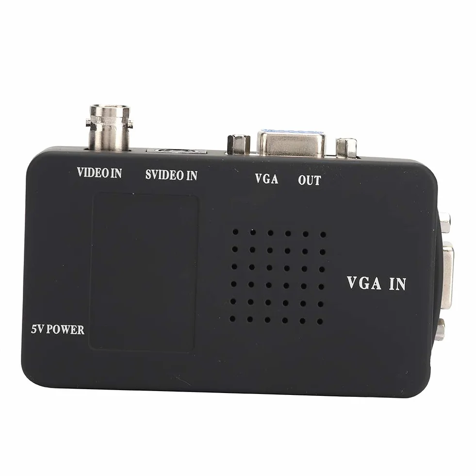 Adapter Konwertera Wideo BNC S na VGA HD do Monitora Komputera PC z wtyczką EU