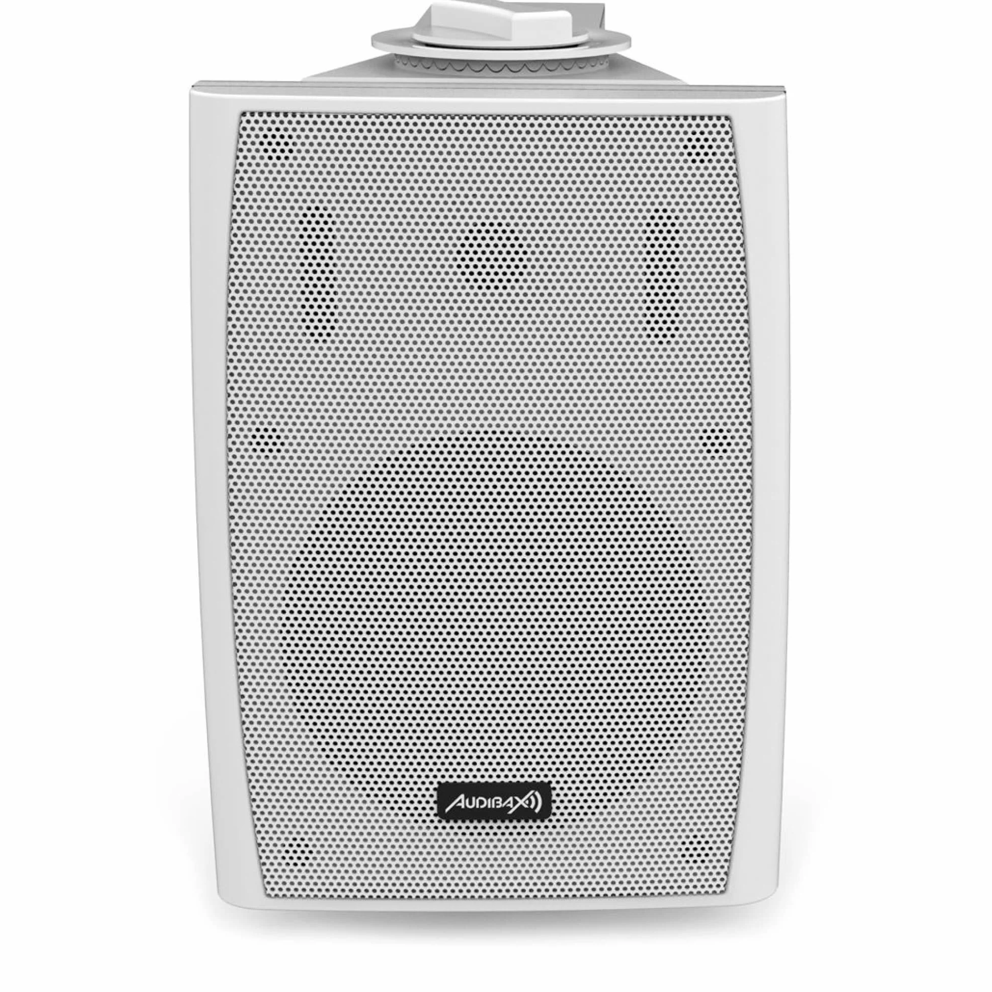 Audibax | Elipse 4" głośnik – głośnik Hi-Fi i system dźwiękowy – 2 możliwości – uchwyt ścienny – biały – para – moc 30 W – częstotliwość 70 Hz – 20 kHz – 15 x 21 x 12,5 cm – waga 1,79 kg