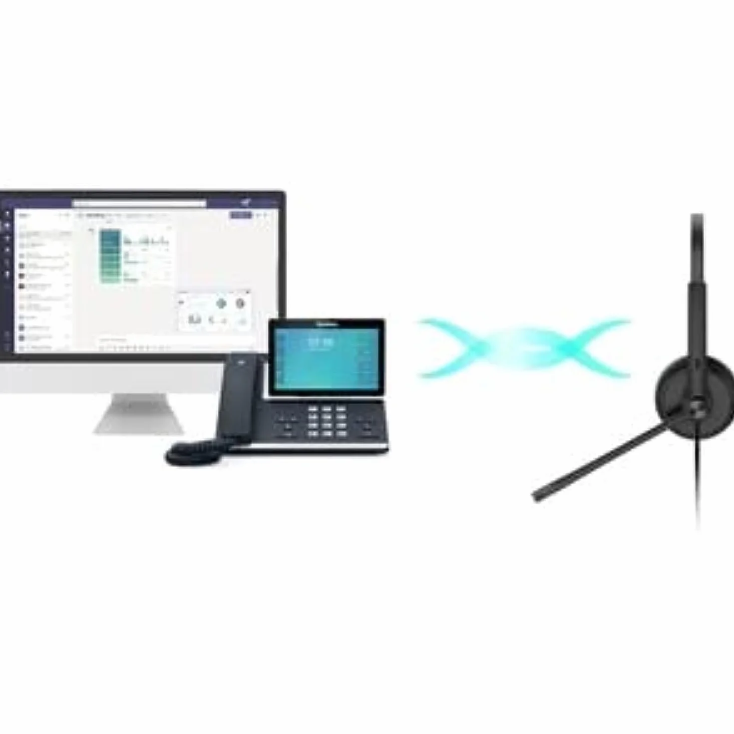Yealink Przewodowy zestaw słuchawkowy USB - stereo - USB - przewodowy - 32 omy - 20 Hz - 20 kHz